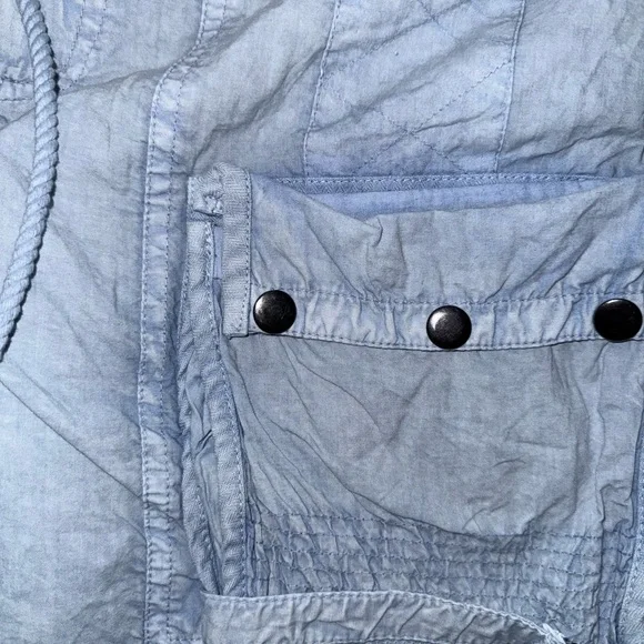 Free People Light Blue Cargo Shorts - Picture 7 of 8